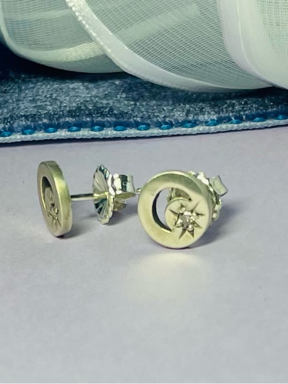 New! Moon and Shine Earrings - Picture 2 of 2